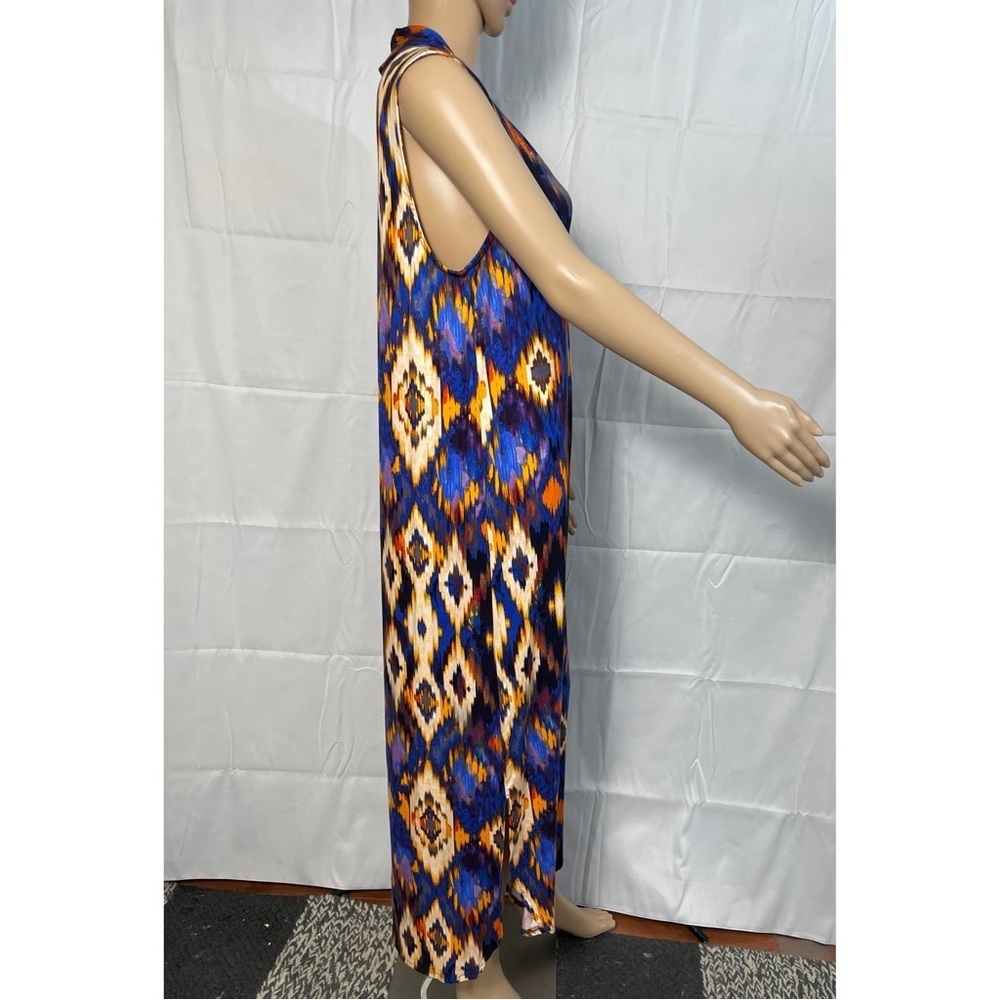 NWT New Cable & Gauge Sport Ikat Maxi Dress Size M - Picture 2 of 9